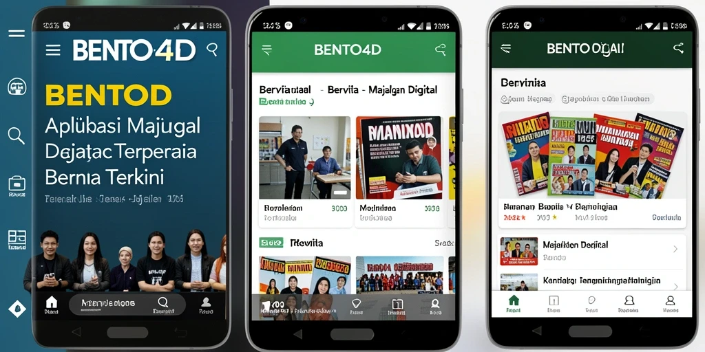 Tampilan antarmuka utama BENTO4D yang menawan dan user-friendly.