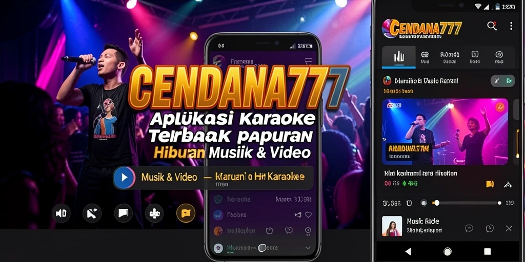 Tampilan antarmuka CENDANA777 yang mudah digunakan saat karaoke.