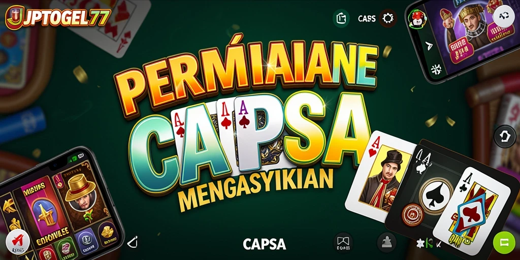 Tampilan antarmuka menawan dari permainan Capsa JPTOGEL77.