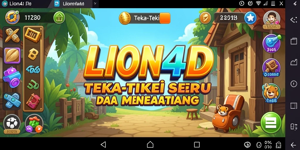 Tampilan antarmuka LION4D yang menarik dan fungsional.