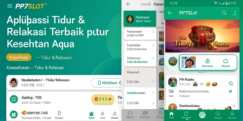 Antarmuka PP7SLOT yang intuitif untuk relaksasi dan tidur.