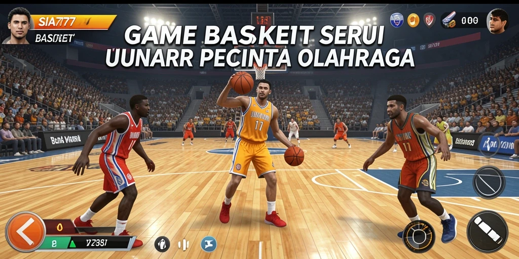 Tampilan antarmuka SIA777 yang menarik dan dinamis dalam permainan Basket.