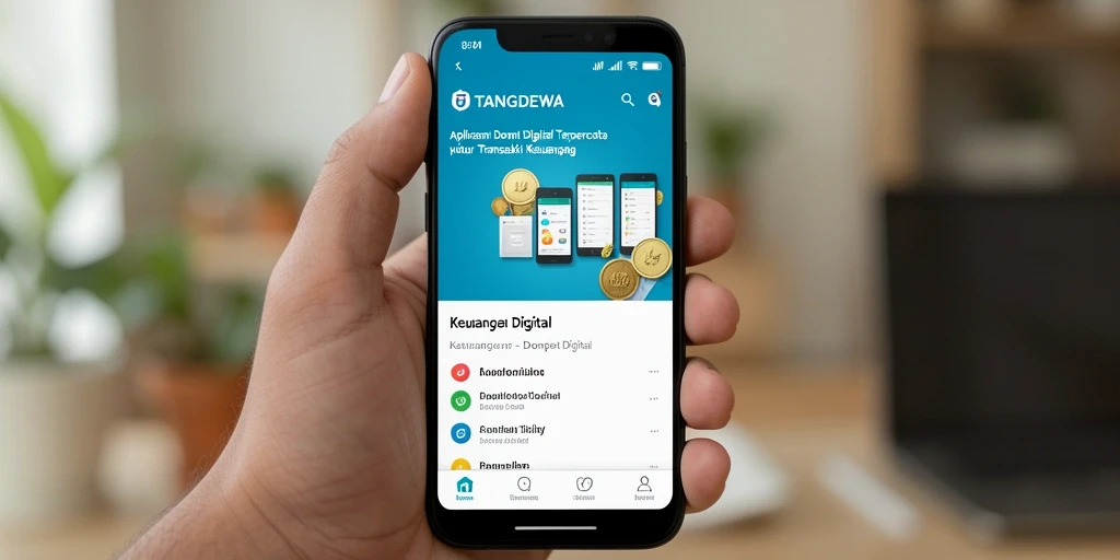 Tampilan antarmuka TANGANDEWA yang sederhana dan rapi.