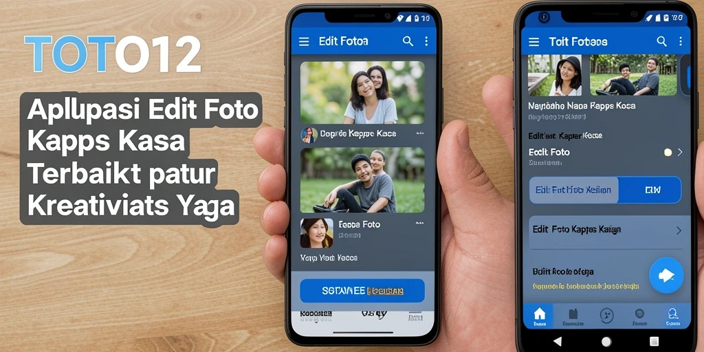 Tampilan antarmuka TOTO12 untuk Edit Foto Kertas Kaca yang kreatif.